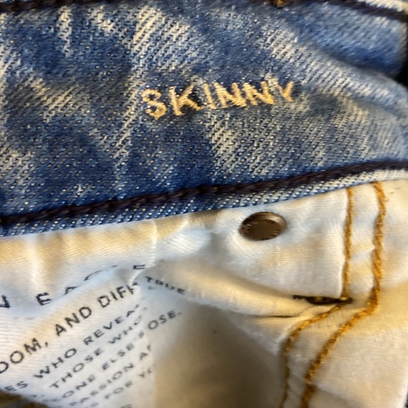 💜American Eagle AE Next Level Airflex Ripped Skinny Jean men’s size 34 x 32 - Picture 6 of 7